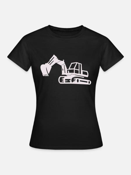bagger - Frauen T-Shirt - Schwarz