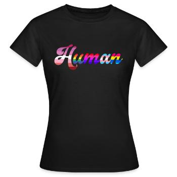 Menschenrechte LGBTQ Gleichstellung Geschlecht - Frauen T-Shirt - Schwarz - Vorne - AI Model Female 172 dark (172cm)