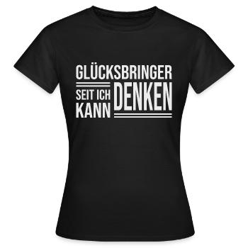 Ramoneur – votre porte-bonheur - T-shirt Femme - noir - Devant - AI Model Female 172 dark (172cm)