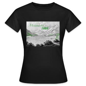 Alpine Couture - Middawoid - Women's T-Shirt - black - Front - AI Model Female 172 dark (172cm)