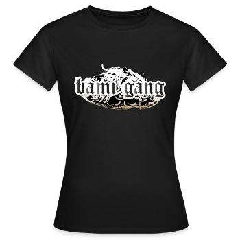 Bami Gang - T-shirt Femme - noir - Devant - AI Model Female 172 dark (172cm)
