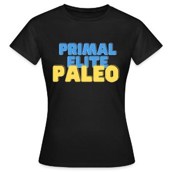 Primal Elite Paléo - T-shirt Femme - noir - Devant - AI Model Female 172 dark (172cm)