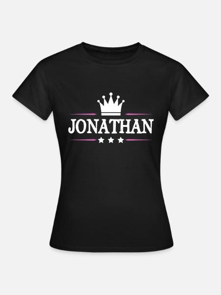 Jonathan - Frauen T-Shirt - Schwarz