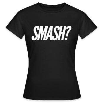 Smash - Women's T-Shirt - black - Front - AI Model Female 172 dark (172cm)