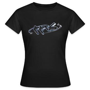 Fortune Favors the Bold Logo - Women's T-Shirt - black - Front - AI Model Female 172 dark (172cm)