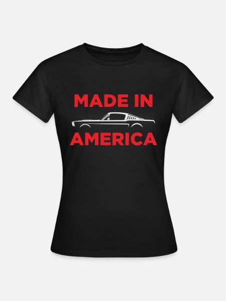 MUST4NG HERGESTELLT IN AMERIKA - Frauen T-Shirt - Schwarz