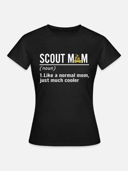 Scouting Lustige Pfadfindermutter Definition - Frauen T-Shirt - Schwarz