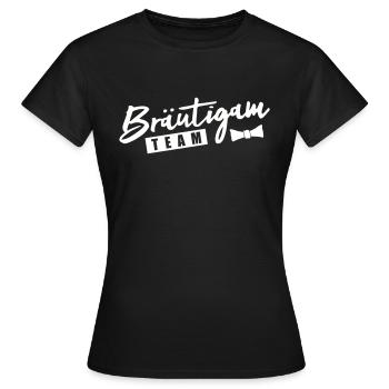 braeutigam team - Frauen T-Shirt - Schwarz - Vorne - AI Model Female 172 dark (172cm)