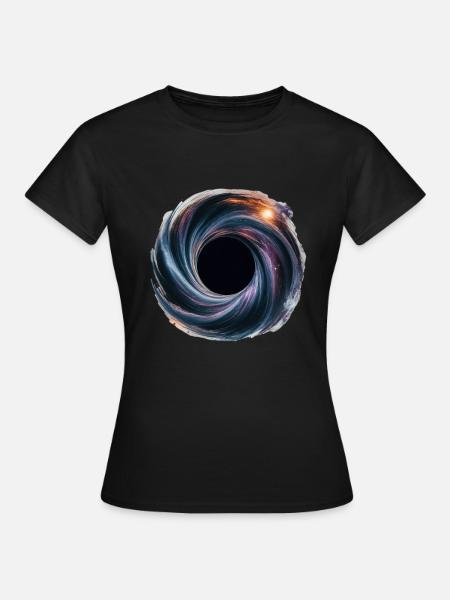Black Hole Cosmic Beauty - Women's T-Shirt - black