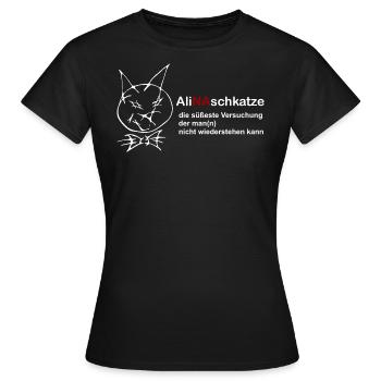Top moderner T-Shirt Design Must have 2024 - Frauen T-Shirt - Schwarz - Vorne - AI Model Female 172 dark (172cm)