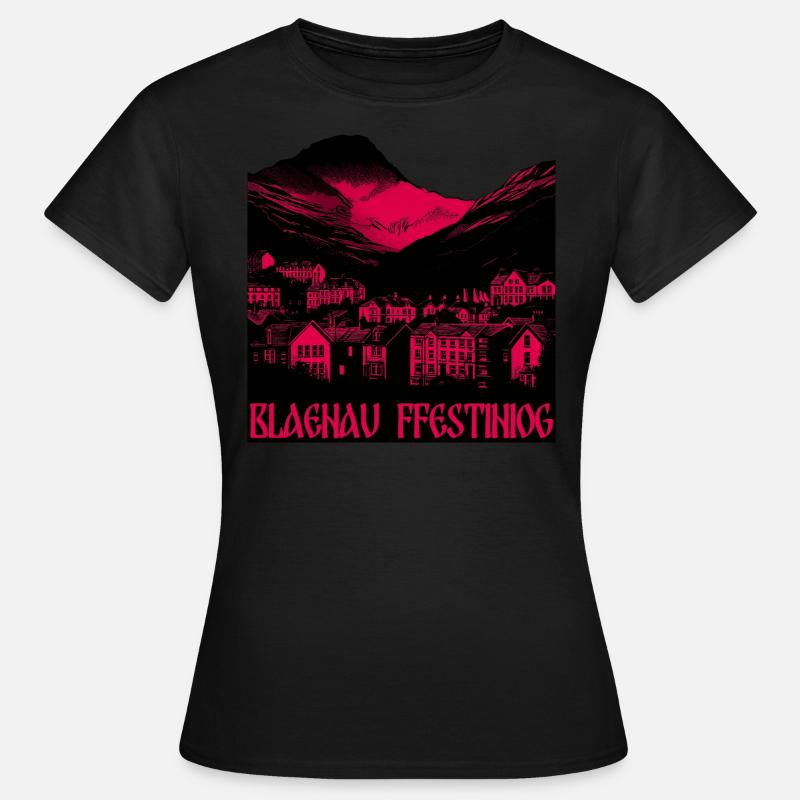 Blaenau Ffestiniog - Women's T-Shirt - black
