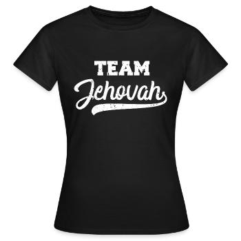 Équipe Jéhovah cadeau cool pour les Témoins de Jéhovah - T-shirt Femme - noir - Devant - AI Model Female 172 dark (172cm)