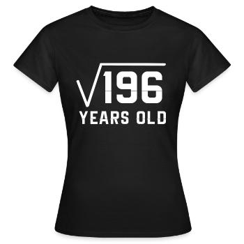 14. Geburtstag - 14 Jahre alt - Frauen T-Shirt - Schwarz - Vorne - AI Model Female 172 dark (172cm)