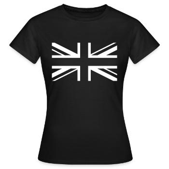 Union Jack Vintage - T-shirt Femme - noir - Devant - AI Model Female 172 dark (172cm)