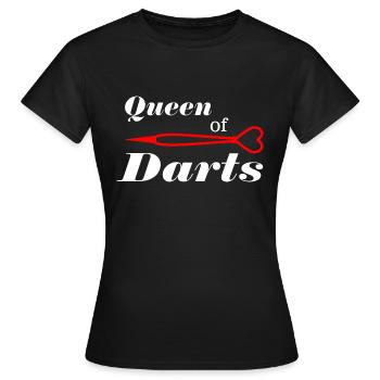 Darts Dart - Women's T-Shirt - black - Front - AI Model Female 172 dark (172cm)