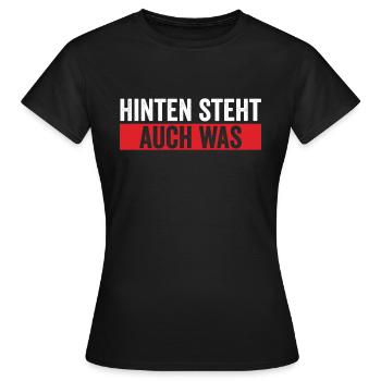 auch as - Frauen T-Shirt - Schwarz - Vorne - AI Model Female 172 dark (172cm)