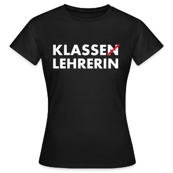 Klasse Lehrerin Klassenlehrerin - Frauen T-Shirt - Schwarz - Vorne - AI Model Female 172 dark (172cm)