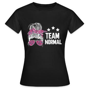 Équipe Normale - T-shirt Femme - noir - Devant - AI Model Female 172 dark (172cm)