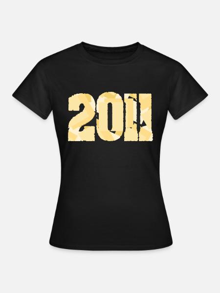 2011 - Frauen T-Shirt - Schwarz