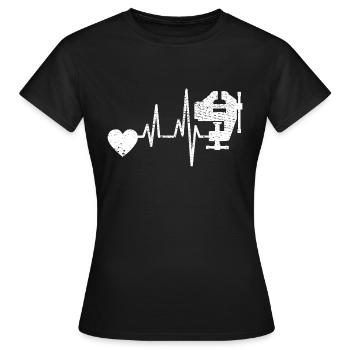 Schreiner Tischler Hobel Handwerker Schreinerei - Frauen T-Shirt - Schwarz - Vorne - AI Model Female 172 dark (172cm)