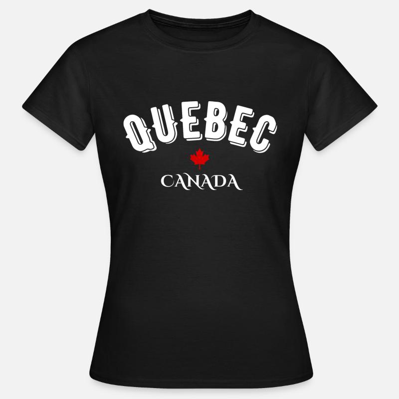 Quebec canada - Women's T-Shirt - black