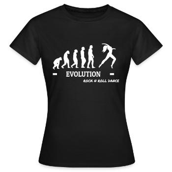 Dancing Dance Music - Women's T-Shirt - black - Front - AI Model Female 172 dark (172cm)