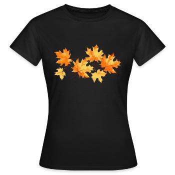Autumn - Women's T-Shirt - black - Front - AI Model Female 172 dark (172cm)