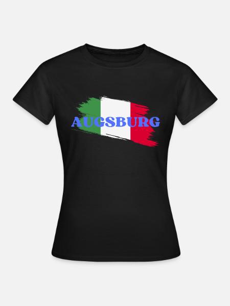 Augsburg - Frauen T-Shirt - Schwarz