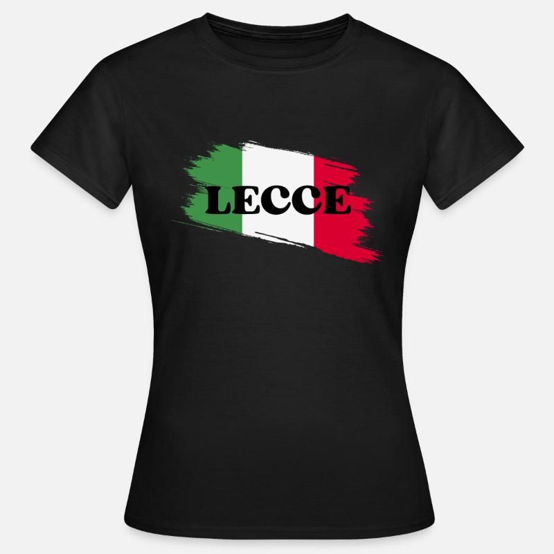 Lecce, Italia, Puglia - Maglietta da donna - nero
