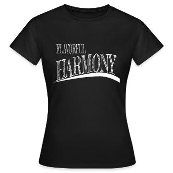 Citations d’unité et de collaboration Citations d’unité - T-shirt Femme - noir - Devant - AI Model Female 172 dark (172cm)