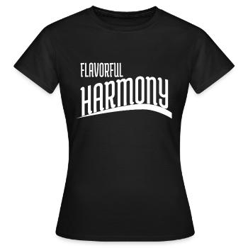 Exploration culinaire de l’unité partagée - T-shirt Femme - noir - Devant - AI Model Female 172 dark (172cm)