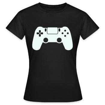 gamepad gamer - Frauen T-Shirt - Schwarz - Vorne - AI Model Female 172 dark (172cm)