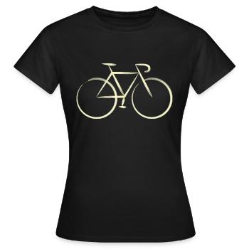 Crème filigrane - T-shirt Femme - noir - Devant - AI Model Female 172 dark (172cm)