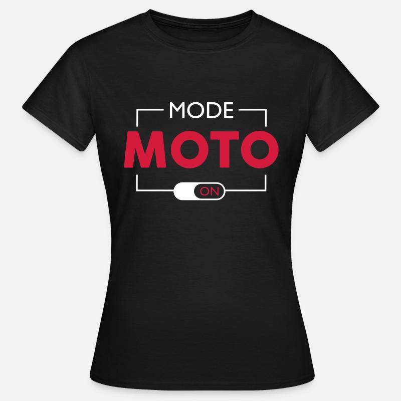 Motorcycle mode activated - Women's T-Shirt - black
