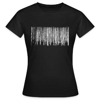 Dark Forest Black Metal Gothic - Frauen T-Shirt - Schwarz - Vorne - AI Model Female 172 dark (172cm)