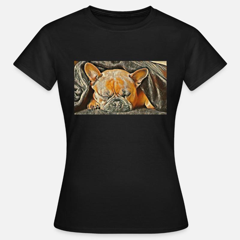 Bulldog francese - Maglietta da donna - nero