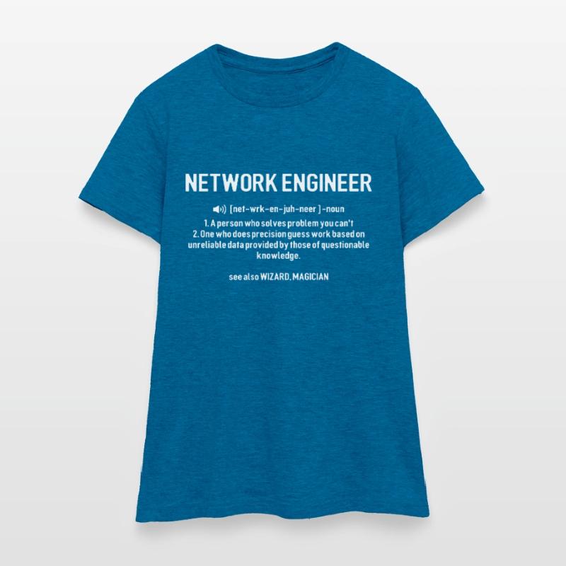 network engineer definition, network engineering Women's T-Shirt