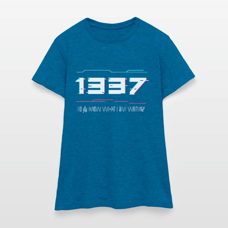 Elite Hacker Sprache Gamer Hacking Coding Frauen T-Shirt