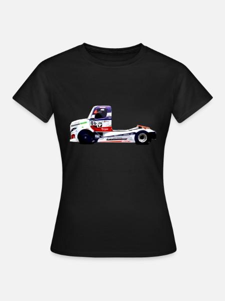 Rennwagen - Frauen T-Shirt - Schwarz