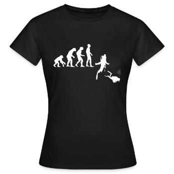 Diving Dive Dive - Women's T-Shirt - black - Front - AI Model Female 172 dark (172cm)