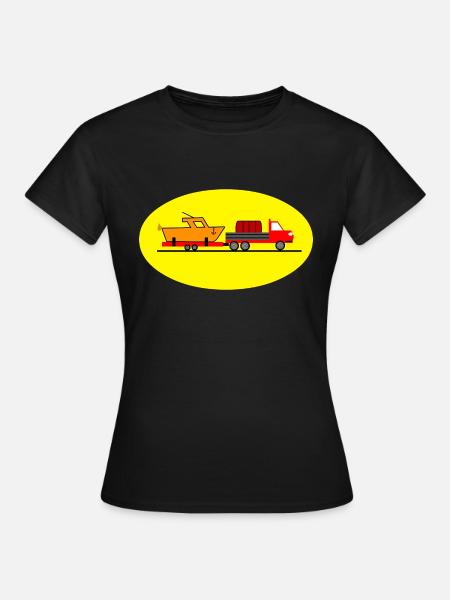 Truck - Frauen T-Shirt - Schwarz