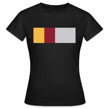 Roma Italy - Women's T-Shirt - black - Front - AI Model Female 172 dark (172cm)