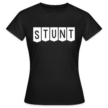 Tee shirt stunt - T-shirt Femme - noir - Devant - AI Model Female 172 dark (172cm)