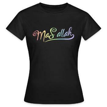 Masallah - Women's T-Shirt - black - Front - AI Model Female 172 dark (172cm)