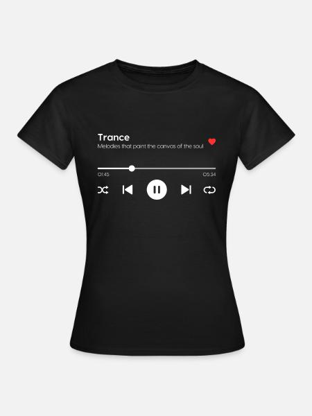 Trance - Frauen T-Shirt - Schwarz
