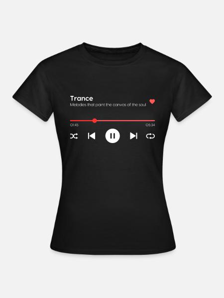 Trance - Frauen T-Shirt - Schwarz