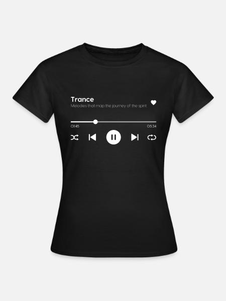 Trance - Frauen T-Shirt - Schwarz