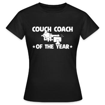 Coach Character Builder Attitude - Frauen T-Shirt - Schwarz - Vorne - AI Model Female 172 dark (172cm)