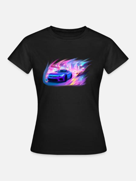 CityPunk - Frauen T-Shirt - Schwarz