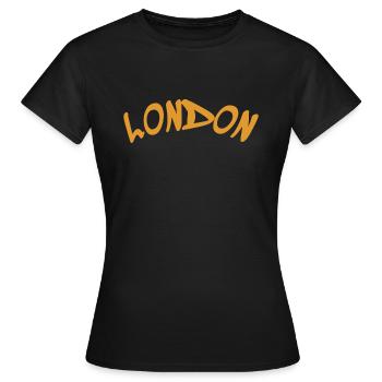 London - Great Britain - England - Frauen T-Shirt - Schwarz - Vorne - AI Model Female 172 dark (172cm)